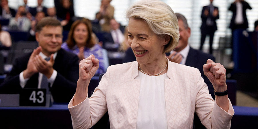 ဥရောပကော်မရှင်ဥက္ကဋ္ဌ ဗွန်ဒါလေယန် ဒုတိယသက်တမ်းအတွက် ရွေးကောက်ခံရ