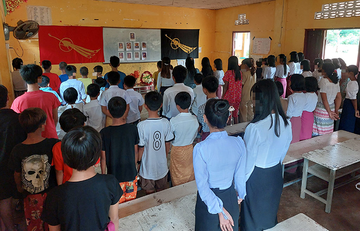 တနင်္သာရီ တော်လှန်ရေးတပ်ဖွဲ့များနှင့် ထိုင်းရောက်မြန်မာလူငယ်များ  အာဇာနည်နေ့အခမ်းအနား ကျင်းပ