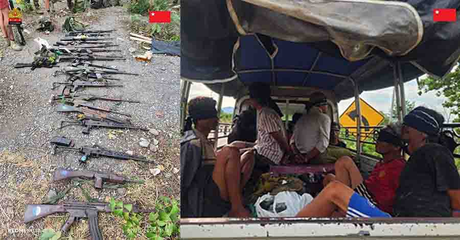 သပိတ်ကျင်းတွင် စစ်ကောင်စီတပ်စခန်းနှင့် စစ်ဆေးရေးဂိတ်ကို PDF သိမ်းပိုက်