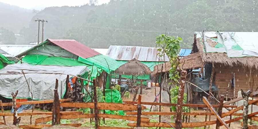 ဒီးမော့ဆို ကန်သာယာစစ်ရှောင်စခန်းတွင် ဆန်ပြတ်လပ်