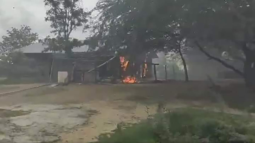 ငါန်းဇွန်မြို့နယ်ရှိ စစ်ကောင်စီရဲစခန်းကို မီးရှို့ဖျက်ဆီး၊ မြို့သာရဲစခန်း ဒရုန်းဖြင့်တိုက်ခိုက်ခံရ