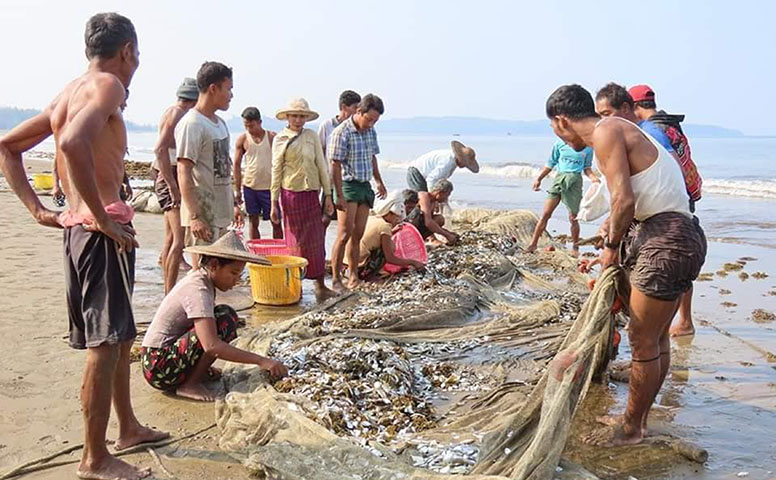 ကျိန္တလီမြို့၌ စစ်ကောင်စီက ငါးဖမ်းခွင့်ပိတ်ပင်