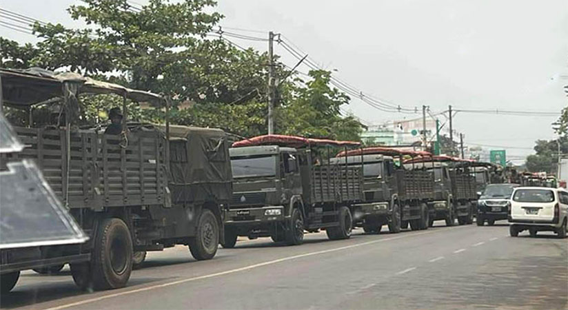 အောင်ဇေယျစစ်ကြောင်း အားဖြည့်ပြီး မွန်ကရင်နယ်စပ်တွင် စစ်ရေးပြင်ဆင်နေ