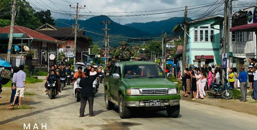 မိုးကုတ်မြို့ကို စစ်ကူသွားသည့် မန္တလေးတိုင်း ဒုတိုင်းမှူးနှင့်အဖွဲ့ TNLA က မြို့သိမ်းလိုက်၍ လှည့်ပြန်ခဲ့ရ