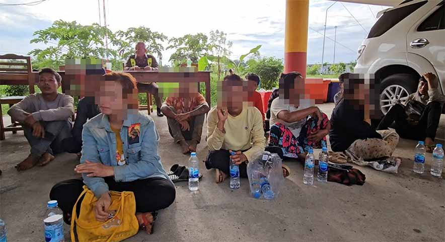 ထိုင်းကို တရားမဝင် ဝင်လာသည့် မြန်မာနိုင်ငံသား အယောက်  ၂၀  ဖမ်းဆီးခံရ 