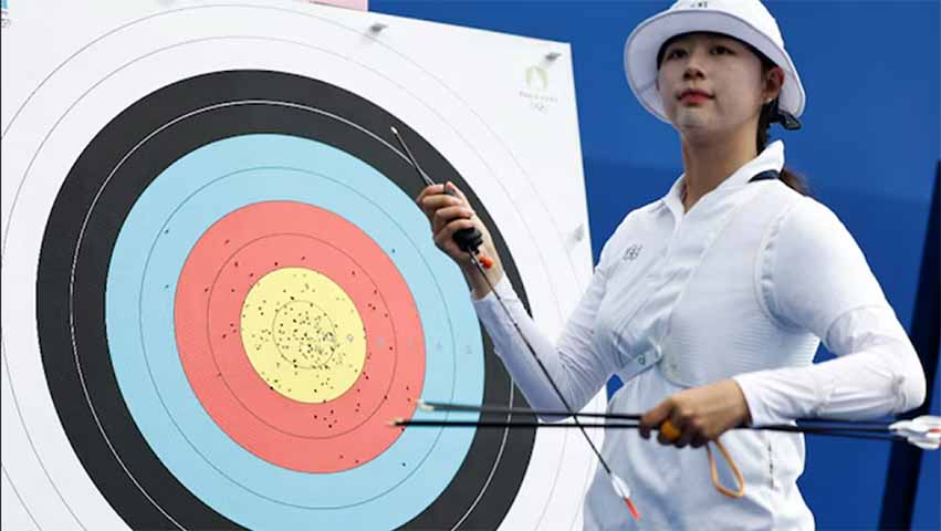 တောင်ကိုရီးယားမြားပစ်မယ် လင်ရှီအွန် ကမ္ဘာ့စံချိန်တင်