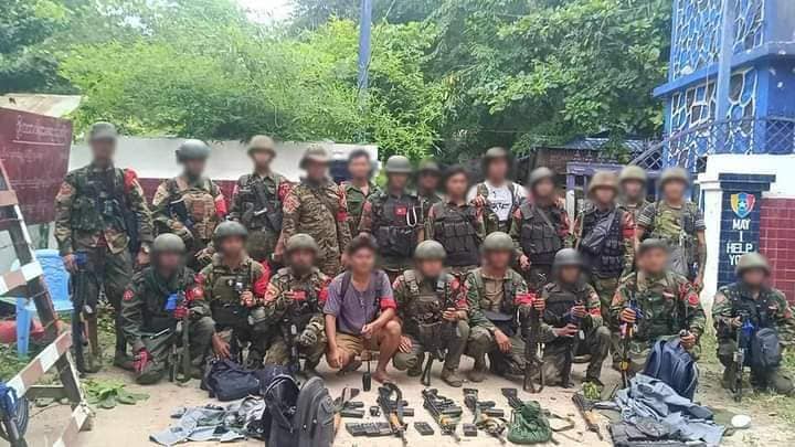 တွင်းငယ်ရဲစခန်းကို တိုက်ခိုက်သိမ်းပိုက်ရရှိမှု မှတ်တမ်းဓာတ်ပုံ ABSDF ထုတ်ပြန်