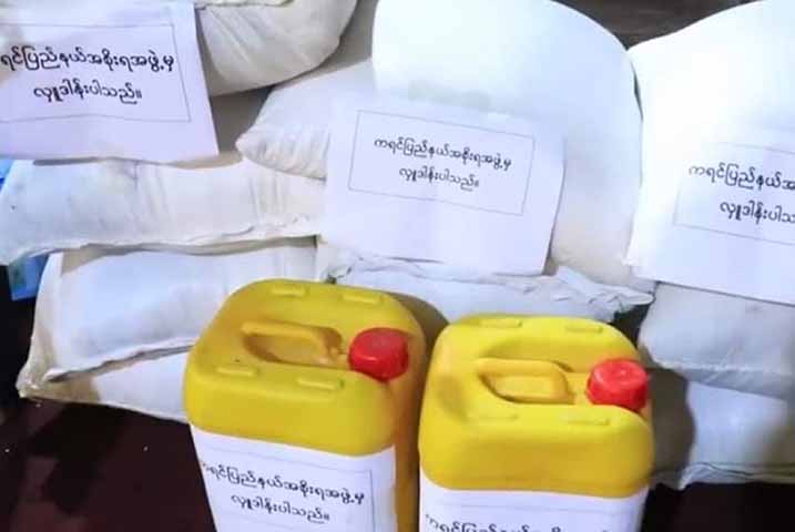 လှိုင်းဘွဲ့တွင် ရေဘေးဒုက္ခသည်များအတွက် ရိက္ခာများကို အုပ်ချုပ်ရေးမှူးက မပေးဝေ