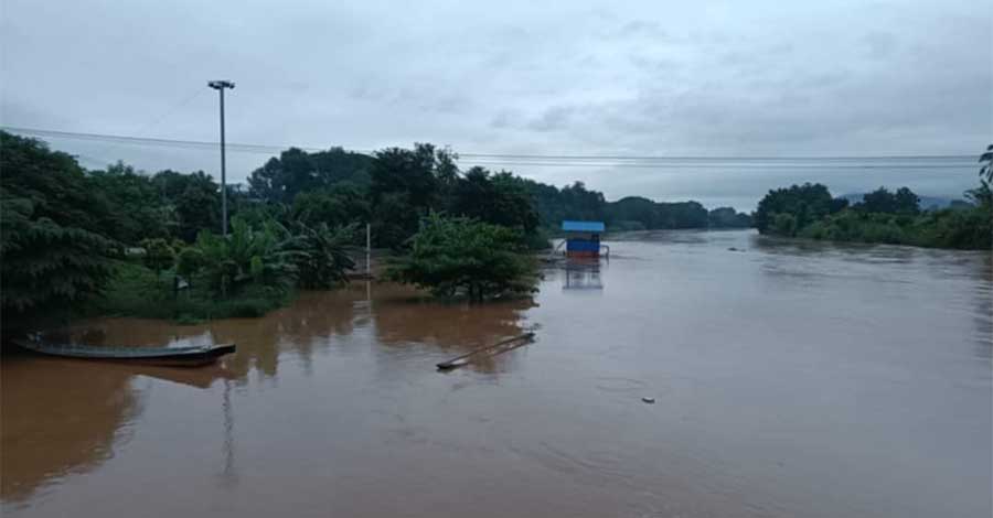 ရှမ်းပြည်နယ် တာချီလိတ်၊ ကျိုင်းတုံတို့တွင် ရေကြီးရေလျှံ