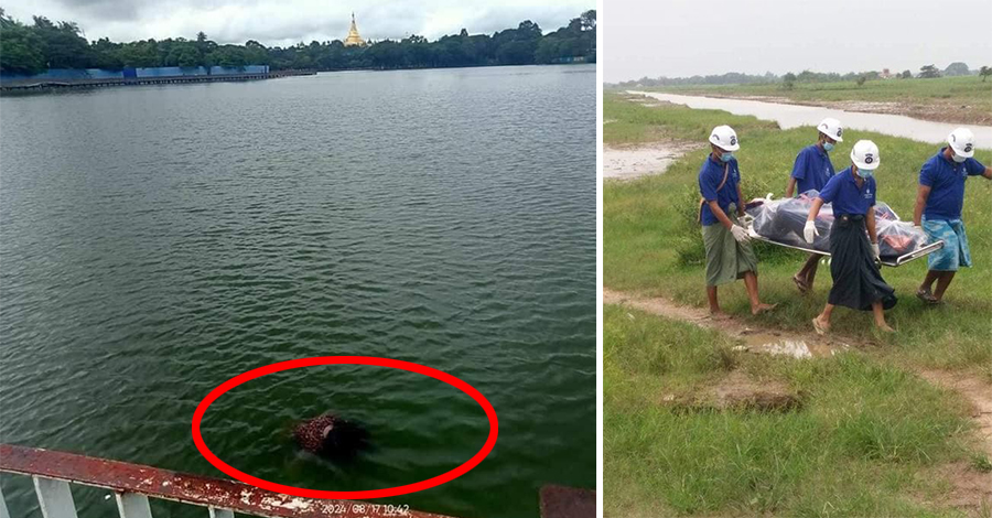 ဗဟန်းနှင့် အရှေ့ဒဂုံတွင် ရေထဲ လူသေ ၂ လောင်းတွေ့ရှိ