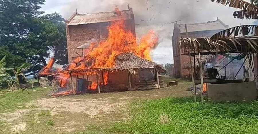 ရေစကြို ဟင်္သာ​ကျေးရွာ ပျူစောထီးစခန်းကို တိုက်ခိုက်သိမ်းပိုက်