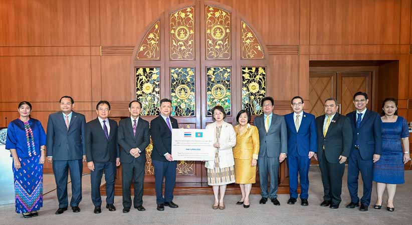 ထိုင်းက မြန်မာအတွက် လူသားချင်းစာနာမှုအကူအညီ  ဘတ် ၉ သန်းလှူဒါန်း