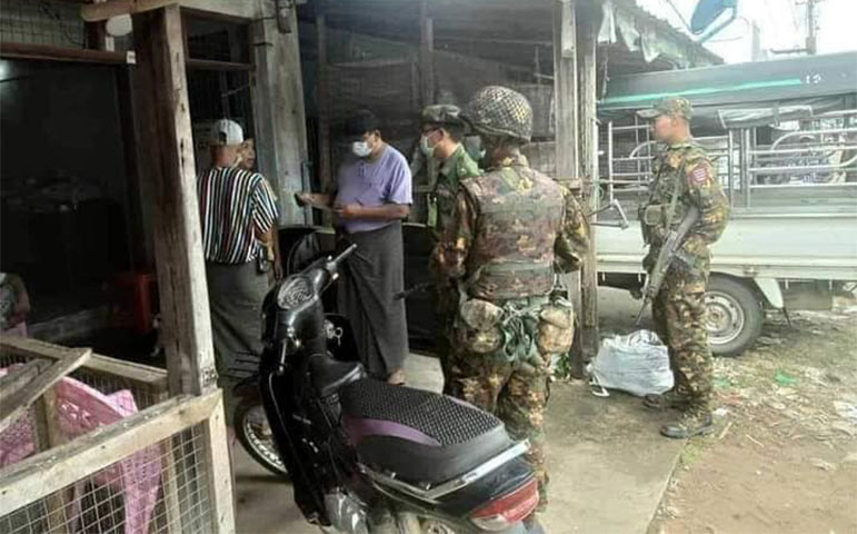 ဧရာဝတီတိုင်းတွင် အသက် ၃၅ မှ ၆၅ နှစ်အထိ အမျိုးသားများကို စစ်သင်တန်းတက်ရန် စာရင်းကောက် 