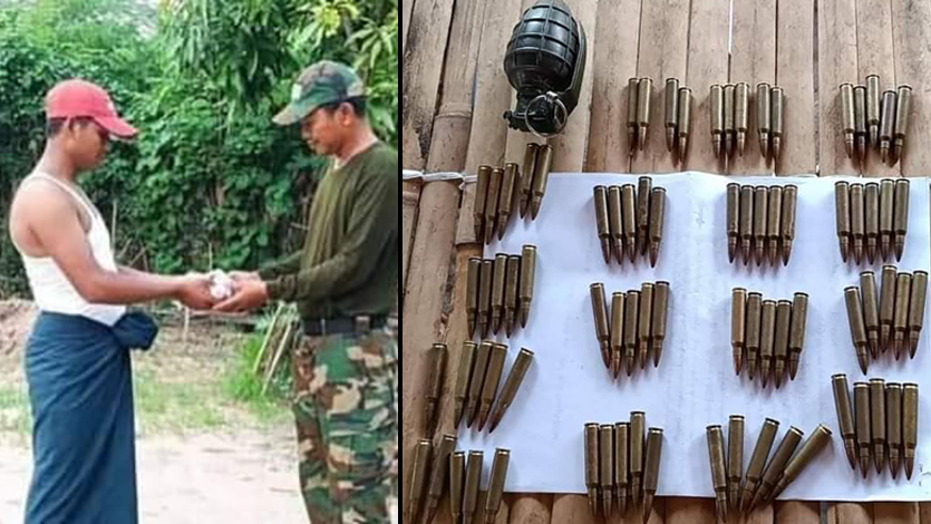 စစ်သင်တန်းဆင်း စစ်ကောင်စီတပ်ဖွဲ့ဝင် ၁ ဦး မိသားစုနှင့်အတူ အလင်းဝင်