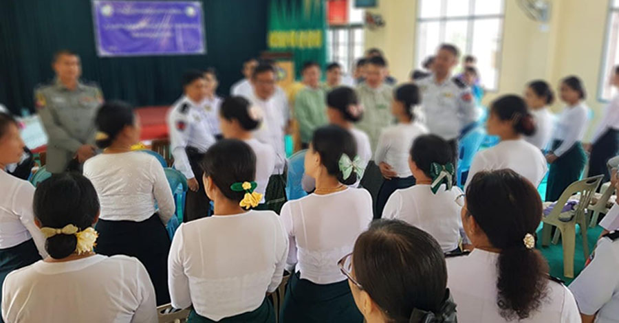 ပုသိမ်တွင် သန်းခေါင်စာရင်းကောက်ရန် ဆရာ၊ ဆရာမများကို သင်တန်းပေး