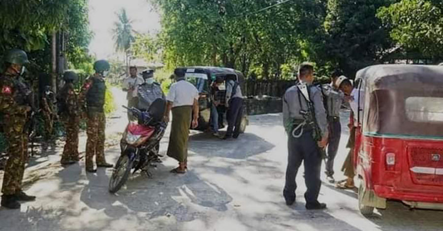 မြန်အောင်တွင် အမျိုးသား ၁ ဦးကို NUG ထောက်ခံသူဟု စွပ်စွဲဖမ်းဆီး