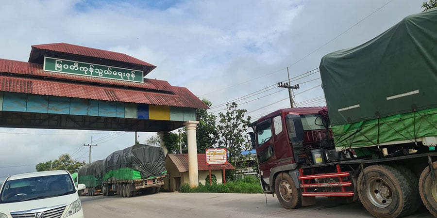 မြန်မာ-ထိုင်း ကုန်သွယ်ရေးလမ်းကြောင်း မိုးများပြီးမြေပြို၊ နှစ်နိုင်ငံ ကုန်စည်ဝင်ရောက်မှုနည်းပါး