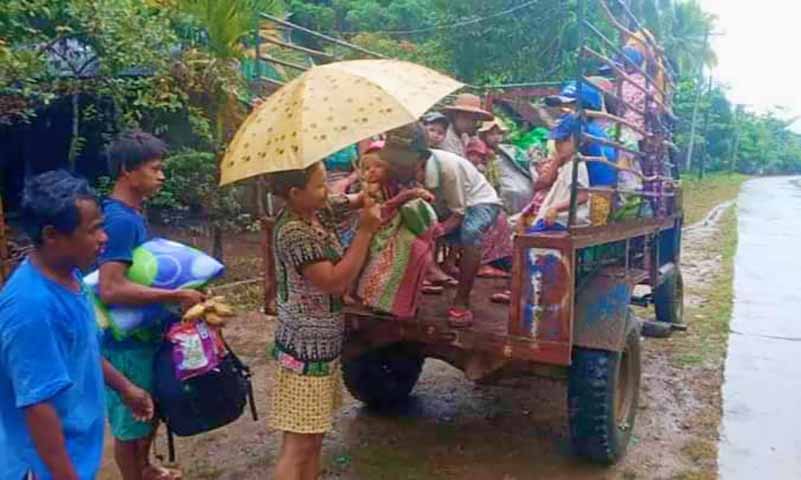 ဟိုင်းကြီးကျွန်းနှင့် ငရုတ်ကောင်းတွင် စစ်တပ်စစ်ကြောင်းထိုးသဖြင့် ပြည်သူများ ထွက်ပြေး