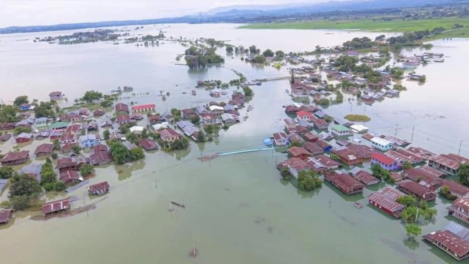 အင်းလေးဒေသက ရွာပေါင်း ၁၇၀ ကျော် ရေမြုပ်၊ ဒေသခံထောင်ချီအကူအညီလိုအပ်