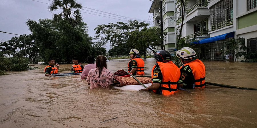ဘားအံနှင့် တောင်ငူတွင် ရေဘေးသင့်ပြည်သူ ၆၀၀၀၀ ကျော် ကယ်ဆယ်ရေးစခန်းများတွင် ခိုလှုံနေရ 