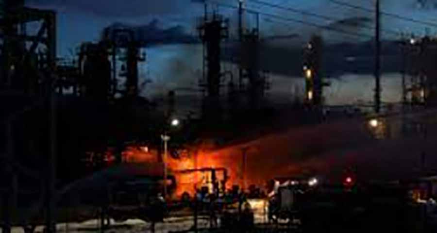 ဂရိတွင် ဒုတိယအကြီးဆုံး ရေနံချက်စက်ရုံ မီးလောင်