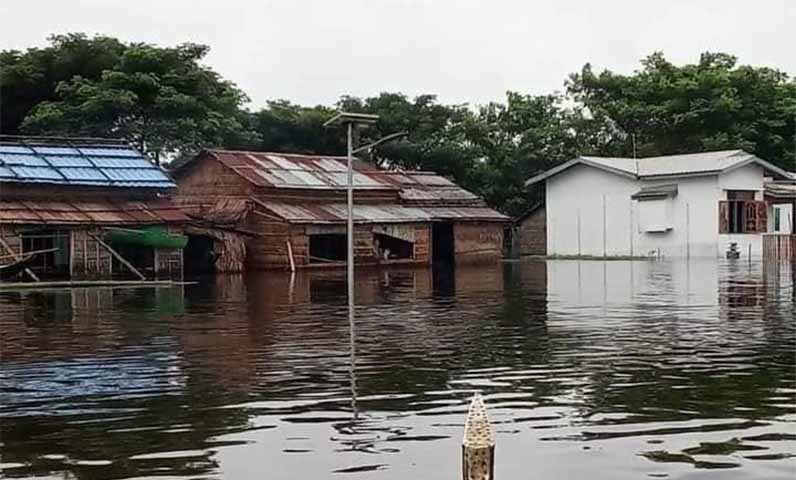 ဧရာဝတီတိုင်းတွင် ရေကြီးမှုကြောင့် နေအိမ် ၂၀၀ ကျော် နစ်မြုပ်ပြီး ကလေး ၁ ဦးသေဆုံး