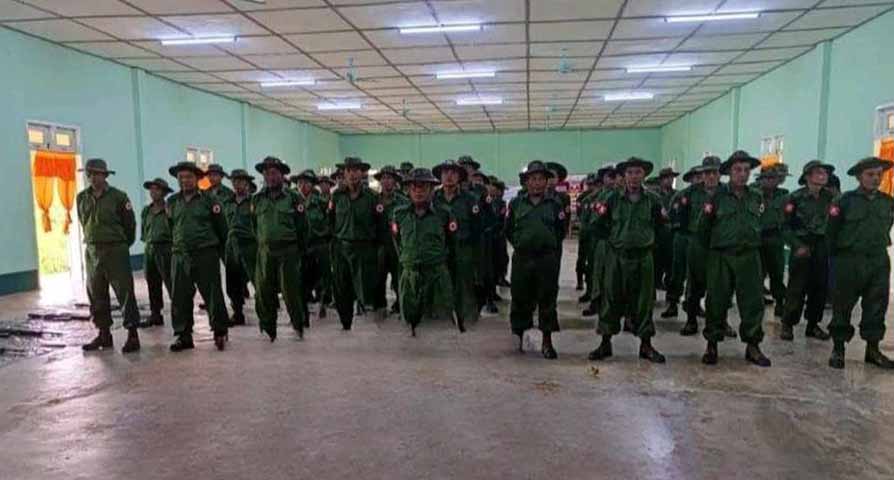 လှည်းကူးတွင် စစ်တပ်က ပြည်သူ့လုံခြုံရေးနှင့် အကြမ်းဖက်နှိမ်နင်းရေး သင်တန်း ဖွင့်လှစ်