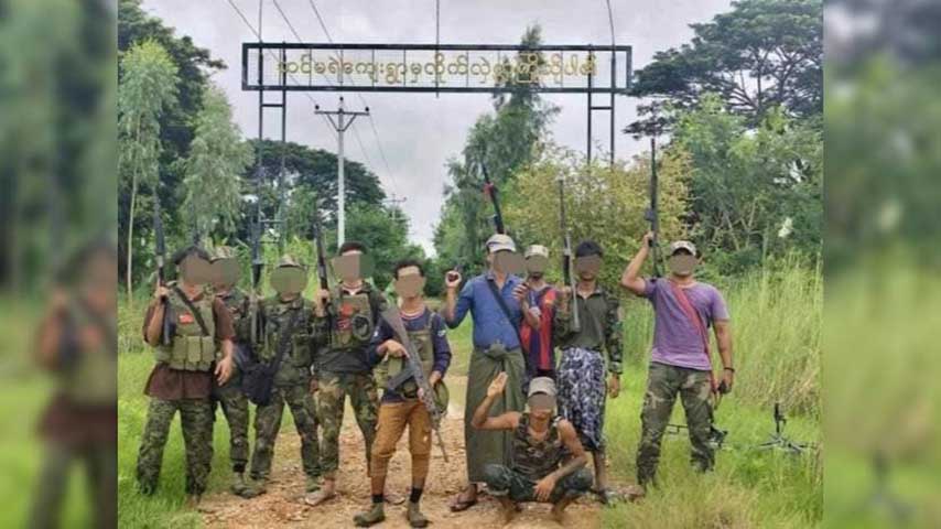 ရေစကြို ဆင်မရဲကျေးရွာ ပျူစခန်းကို ပြည်သူ့ကာကွယ်ရေးတပ်များ တိုက်ခိုက်သိမ်းပိုက်