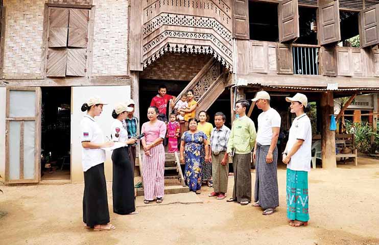 ရန်ကုန်တွင် သန်းခေါင်စာရင်းကောက်ရန် အပြင်းအထန် လှုံ့ဆော်နေ