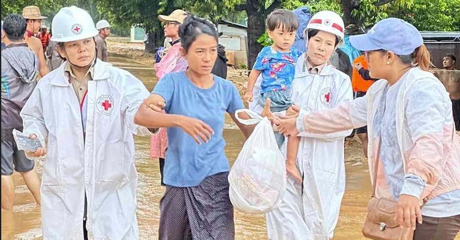 မြန်မာရေဘေးသင့် ၁ သန်းကျော်၏ ၆၀ ရာခိုင်နှုန်းခန့်က အမျိုးသမီးနှင့် ကလေးသူငယ်များဖြစ်