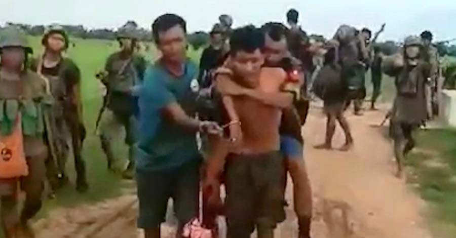ဘုတလင်တွင် စစ်ကြောင်းတခုလုံး အပျောက်တိုက်ခံရသဖြင့် စစ်တပ်က လေကြောင်းတိုက်ခိုက်