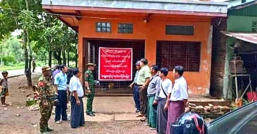 ဧရာဝတီတိုင်းတွင် စစ်ကောင်စီက နေအိမ်အလုံး ၁၄၀ ကျော် ချိပ်ပိတ်