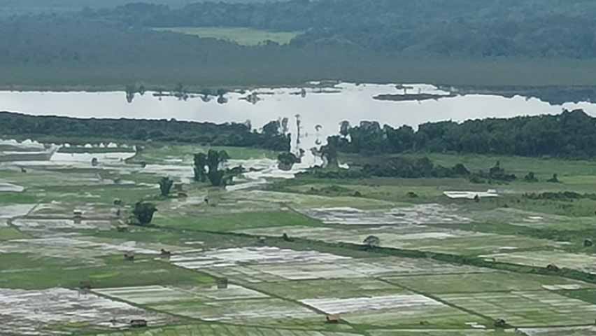 တိုင်ဖွန်း ခရတ်သွန်ကြောင့် နာဂဒေသတွင် မိုးသည်းထန် 