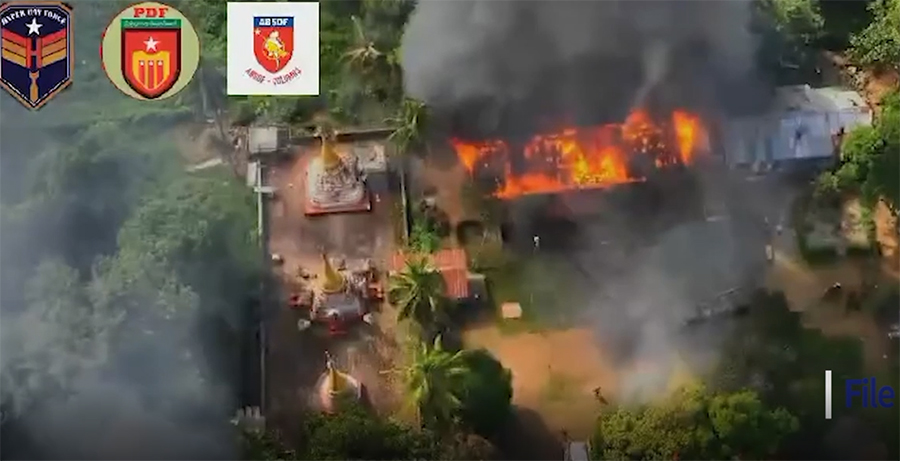 မကွေးနှင့်စစ်ကိုင်းတိုင်း နေရာ ၅ ခုကို စစ်ကောင်စီက လေကြောင်းတိုက်ခိုက်၊ ပြည်သူ ၇ ဦး သေဆုံး