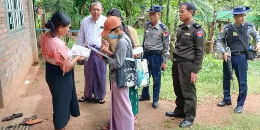 လောင်းလုံးတွင် သန်းခေါင်စာရင်းကောက်သူ ၉ ဦးကို PDF က ဖမ်းဆီးစစ်ဆေးနေ