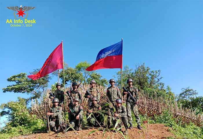အမ်းမြို့အခြေစိုက် နပခ ရှေ့ကာကင်း မဲတောင်ဗျူဟာစခန်းကို AA သိမ်းပိုက်