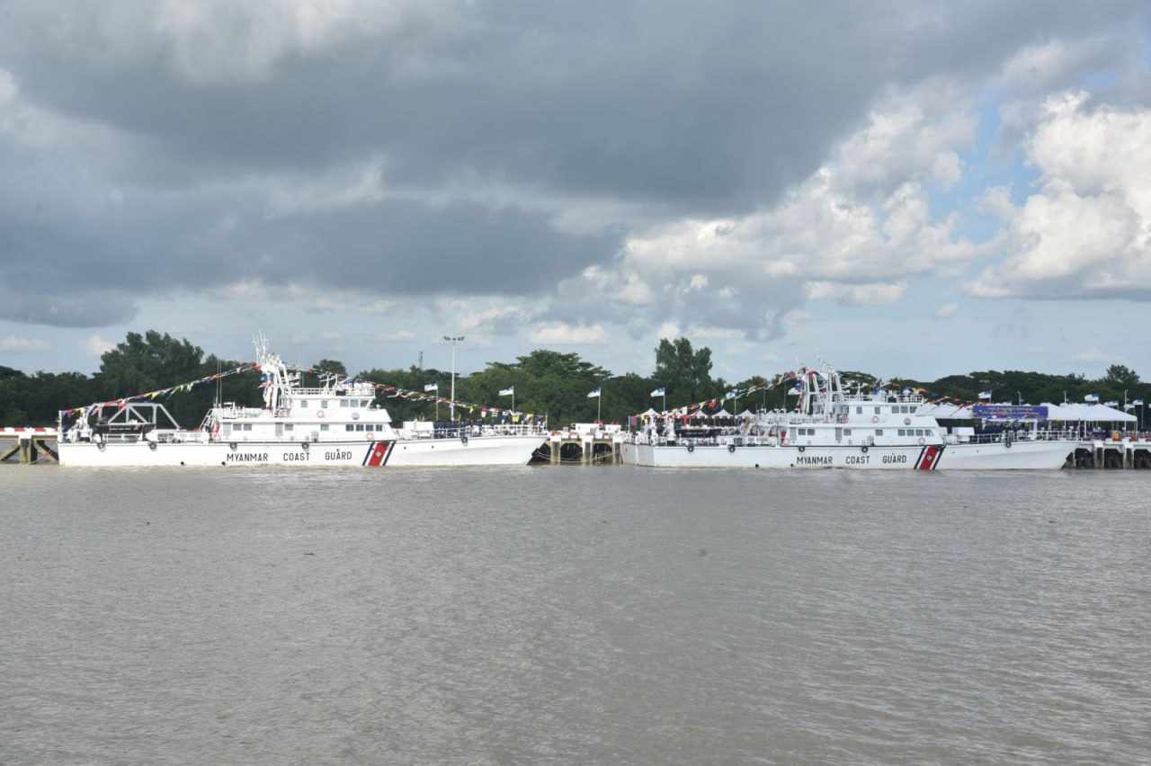 ကမ်းခြေစောင့်တပ်ကို နှစ်စဥ် တိုးချဲ့ဖွဲ့စည်းမည်ဟု စစ်ခေါင်းဆောင် ပြော
