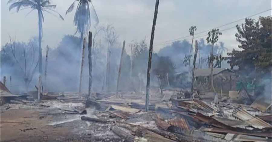 ကန့်ဘလူတွင် စစ်တပ်က ဒရုန်းဖြင့်ဗုံးကြဲ၊ ကလေး ၂ ဦးအပါအဝင် ၄ ဦးသေ