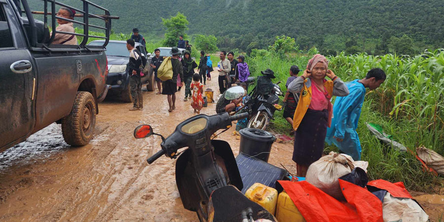 ရေဘေးသင့် ကရင်နီဒေသ ဆေး၀ါးနှင့် ဆန်စပါး အကူအညီလိုအပ်