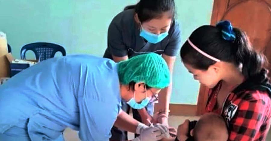 မိုင်ဂျာယန်နှင့် လွယ်ဂျယ်တွင် ကလေးများအတွက် ကာကွယ်ဆေးများ ပြတ်လပ်နေ