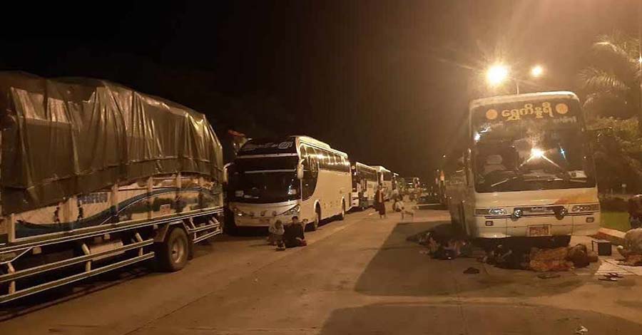 ရန်ကုန်အဝင်တွင် စစ်ကောင်စီတပ်များ အစစ်အဆေးကြမ်း