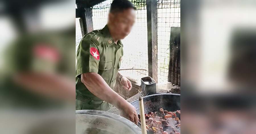 တပ်ရင်းစခန်း စားဖိုဆောင်များတွင် တာဝန်ကျနေသည့် အရာရှိများကို ရှေ့တန်းပို့ရန် အမိန့်ထုတ်