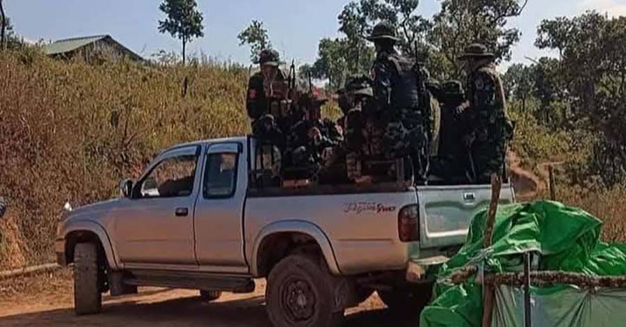 စစ်ကောင်စီ တပ်စွဲထားသည့် လင်းဇင်းရဲစခန်း အပါအ၀င် ၃ နေရာကို တပြိုင်တည်း တိုက်ခိုက်ခံရ 