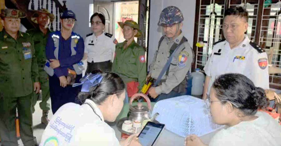 တောင်ငူတွင် သန်းခေါင်စာရင်းကောက်ပေးသည့် ဆရာ၊ ဆရာမများ နေ့စားခမရ