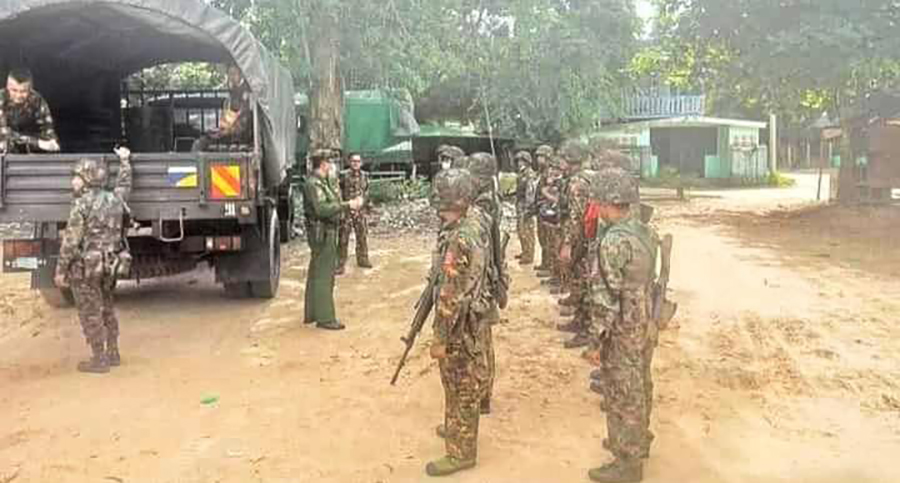 နောင်ချို၊ အုမ္မတီးလမ်းဆုံ၌ တိုက်ပွဲပြင်းထန်