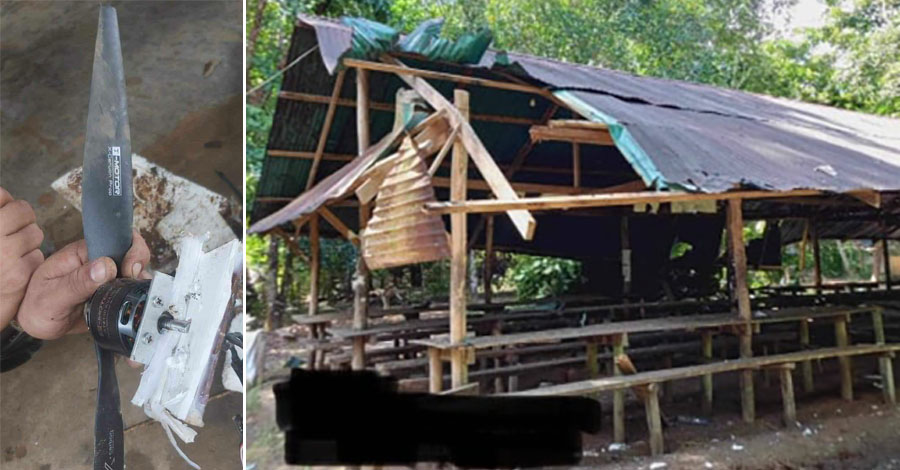 KNLA ဗဟိုဌာနချုပ်အနီး ဒရုန်းဖြင့်တိုက်ခိုက်ခံရပြီးနောက် ဘားအံ၊ လှိုင်းဘွဲ လုံခြုံရေးတင်းကျပ်