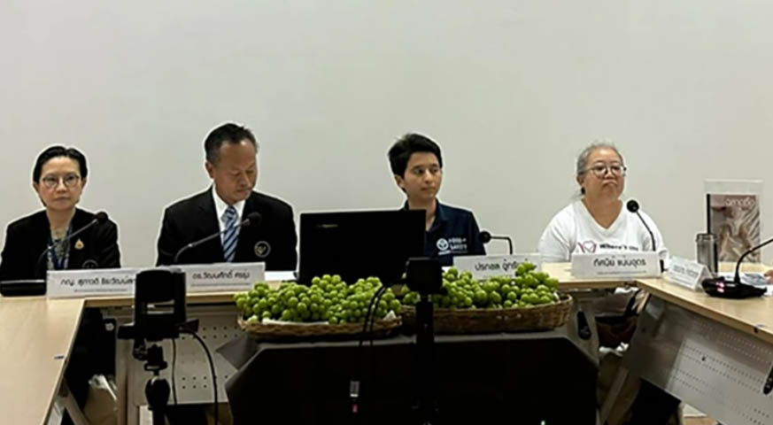 ထိုင်းတွင် နိုင်ငံခြားမှသွင်းသည့် အစေ့လွတ်စပျစ်သီးထဲ အန္တရာယ်ရှိ ဓာတုဆေး အကြွင်းအကျန် များ တွေ့ရှိ 