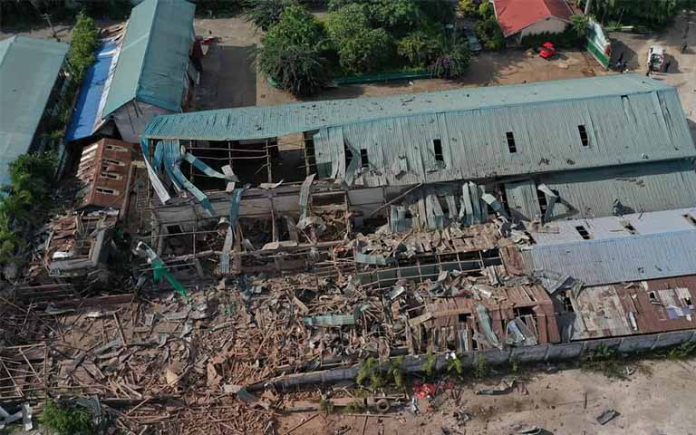 လားရှိုးနှင့် သိန္နီကို စစ်ကောင်စီက လေကြောင်းဖြင့် ဗုံးကြဲတိုက်ခိုက်