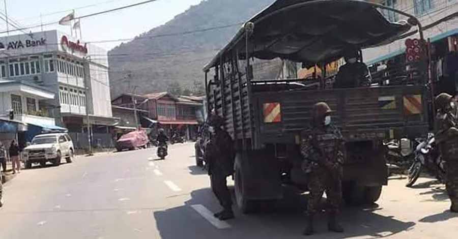 ကလေးမြို့နယ်၌ စစ်ကောင်စီတပ် တိုက်ခိုက်ခံရပြီး ၃ ဦးထက်မနည်း သေဆုံး