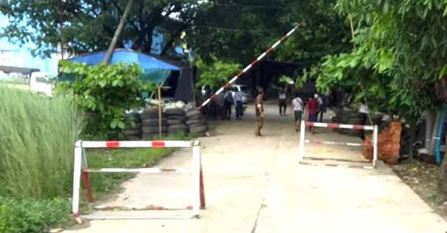 မင်္ဂလာဒုံ ခရေပင်လမ်းဆုံအနီးရှိ စစ်တပ်ဂိတ်ကို အဝေးထိန်းမိုင်းဖြင့် ဖောက်ခွဲတိုက်ခိုက်